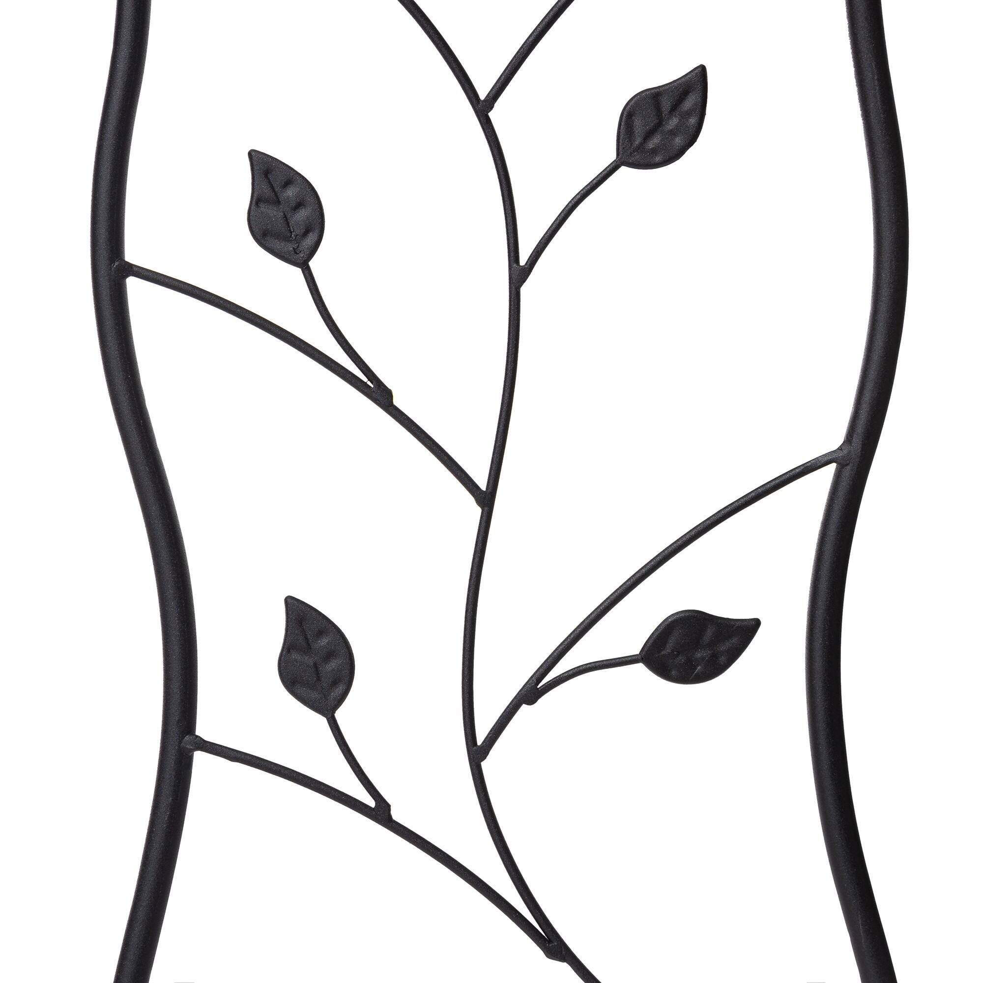 Glitzhome® Black Rectangular Nesting Metal Planter Set